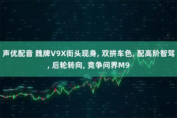 声优配音 魏牌V9X街头现身, 双拼车色, 配高阶智驾, 后轮转向, 竞争问界M9
